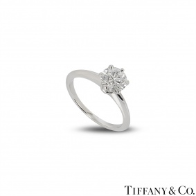 Tiffany & Co. Platinum Diamond Setting Ring 1.26ct H/VS1 Tiffany & Co. Platinum Diamond Setting Ring 1.26ct H/VS1